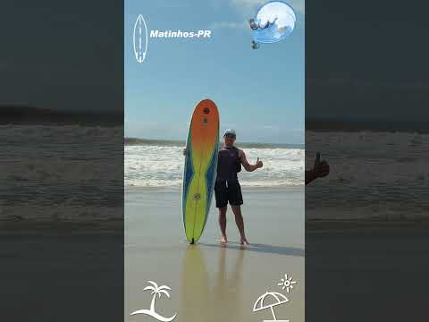 Matinhos-PR/ Praia do Surfista. Você não pode controlar as ondas, mas pode aprender a surfar.