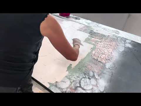 Tutorial Sumpfkalk anmischen und auftragen. Effekte im Sumpfkalk!