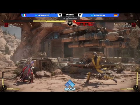 Mortal Kombat 11: EE Asodimazze vs WIZ MKJavierMK - Losers Quarterfinal - EVO 2021 Online EU