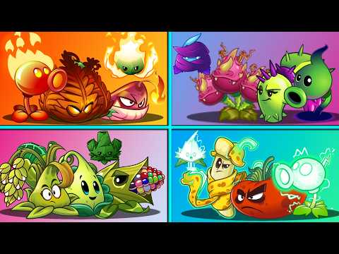 Random 4 Team Plants + MINT Battlez - Who Will Win? - PvZ 2 Teams Plant Challenge