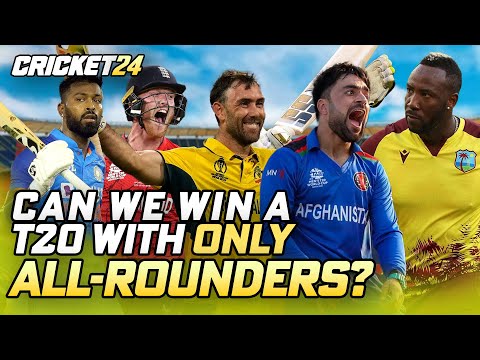 Can we win a T20 with ONLY ALL-ROUNDERS?