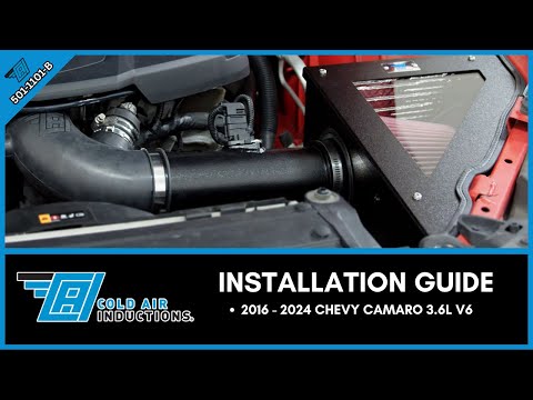 How to Install a Cold Air Inductions Intake on a 2016–2024 Camaro (3.6L V6)