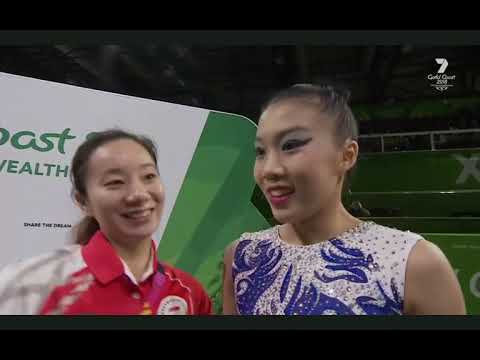 2018 Commonwealth Games- Preliminary hoop Aiko Tan Jun
