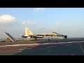 J-15 fighter takes off from China's first domestically built aircraft carrier Shandong