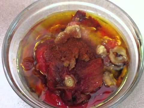 Spring Onions with Romesco Sauce