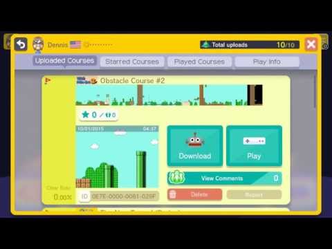 Obstacle Course #2 (Super Mario Maker)