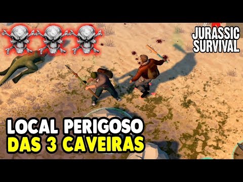 DANGEROUS LOCATION OF THE 3 SKULLS - JURASSIC SURVIVAL #10