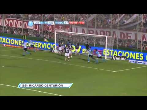 Gol de Centurión Unión 1 Racing 1 Torneo Inicial 2012 Fecha 19
