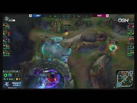 SKT vs ROX Highlights Game 1 [LCK Spring 2018] SK Telecom T1 vs ROX Tigers