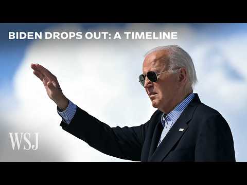 【2024美總統大選】帶你釐清拜登退出總統大選時間軸 (Biden Drops Out of Presidential Race: A Timeline | WSJ)