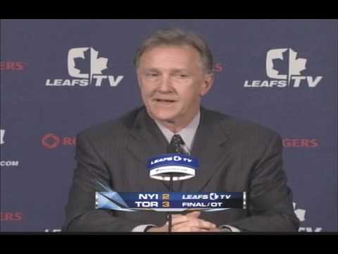 Ron Wilson vs. Howard Berger - Islanders at Leafs - March 10 2009