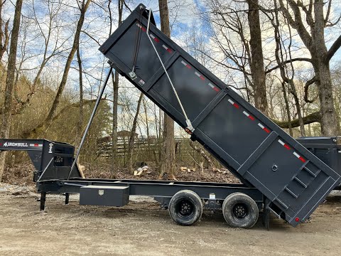 2023 Iron Bull DMG - Gooseneck 8x20 dual tandem 24,900 GVWR. 4' Sides, 10K axles, Telescopic Hoist.