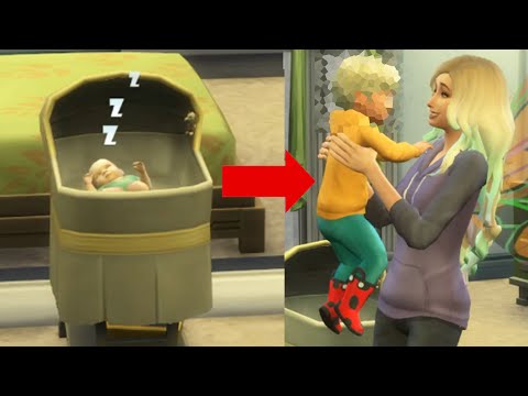Baby Age Up Birthday Party SIMS 4 Fairy Fantasy Family Game Story Video Part 93