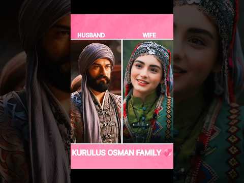 KURULUS OSMAN HUSBAND 💞 AND 💥 WIFE 💯✨#shorts #kurulusosman #viral #trending #turkishdrama #subcribe