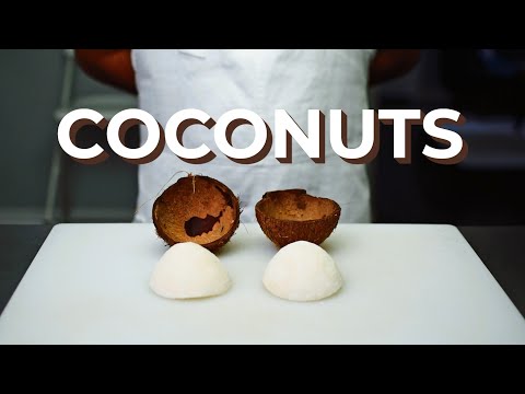 How to Open a Coconut & Remove the Meat (No Hammer/Screwdriver Needed)