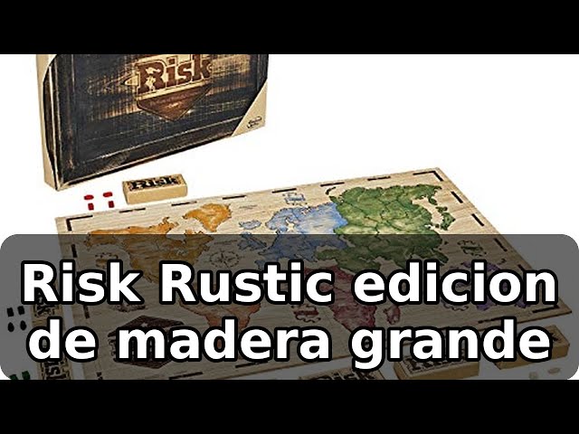 Vídeo relacionado con Hasbro- Risk Rustic, juego de estrategia grande en edición de madera, versión en alemán (C2322)
