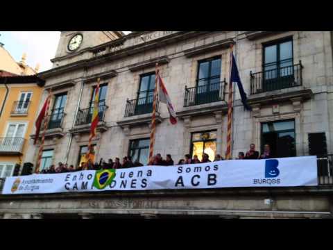 Ascenso ACB 20-04-2013 - Celebración Plaza Mayor - Autocid Ford Burgos