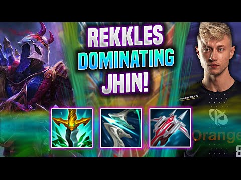 REKKLES DOMINATING WITH JHIN! - KC Rekkles Plays Jhin ADC vs Caitlyn! | Season 2022