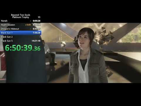 Beyond: Two Souls all achievements/platinum trophy speedrun in 13:20:20 part 2 (WR)