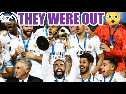 The 2 R.Madrid players who were not portrayed in the celebration