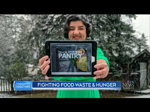 CTV's Toronto Together -  Puneeta's How to Shop Your Pantry eBook on the news