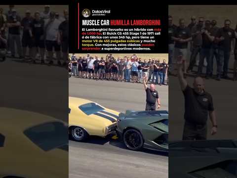 Muscle car vs híbrido de 1,000 hp #curiosidades