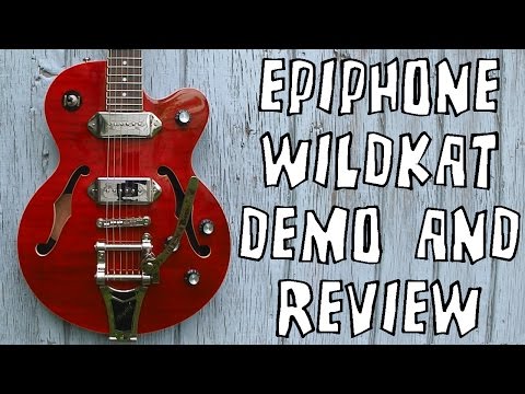 Epiphone Wildkat Guitar Demo & Review