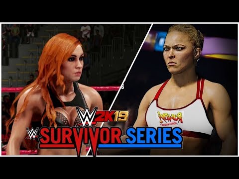 Ronda Rousey vs Becky Lynch Full Match survivor Series 2018: WWE 2K19