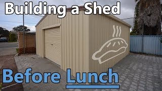 Building a Garage Shed Before Lunch