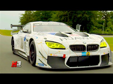 NEW BMW M6 GT3 2016 - FIRST TEST DRIVE ON TRACK ONLY SOUND