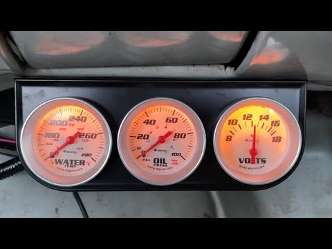 How To Install Gauges In A Muscle Car / Old Truck