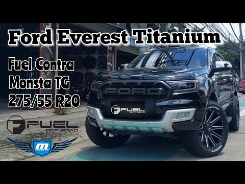 Fuel Contra 20" paired with Monsta TG 275x55 R20 on this Ford Everest Titanium @ RNH Tire Supply