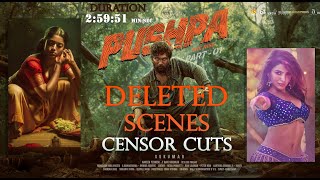 PUSHPA Deleted Scenes | Pushpa Movie Censor Cuts | SAMANTHA Oo Antava Oo Oo Antava Deleted Scenes video