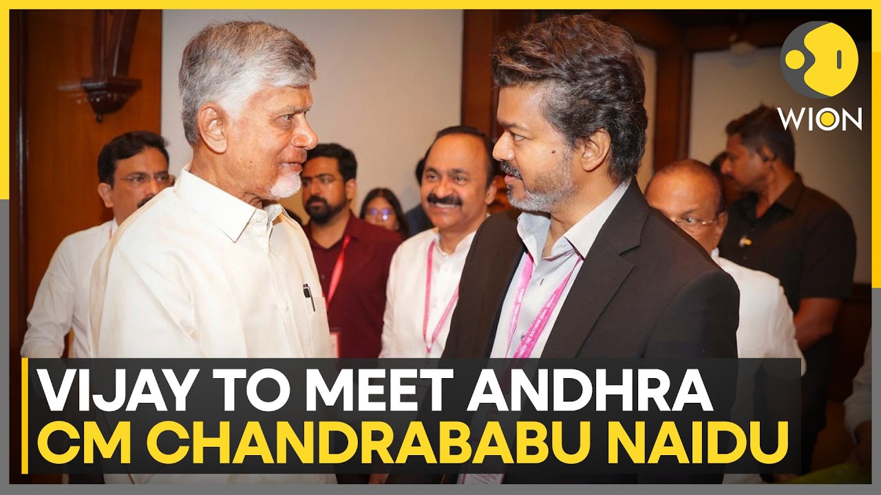 Tamil Nadu Chief Minister Vijay Likely To Push Andhra CM Over Sharing Krishna River Water | WION