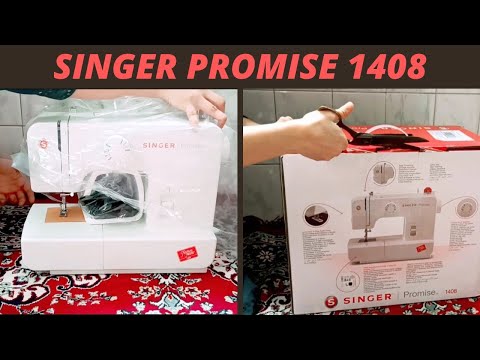 singer promise 1408 sewing machine unboxing,demo,review