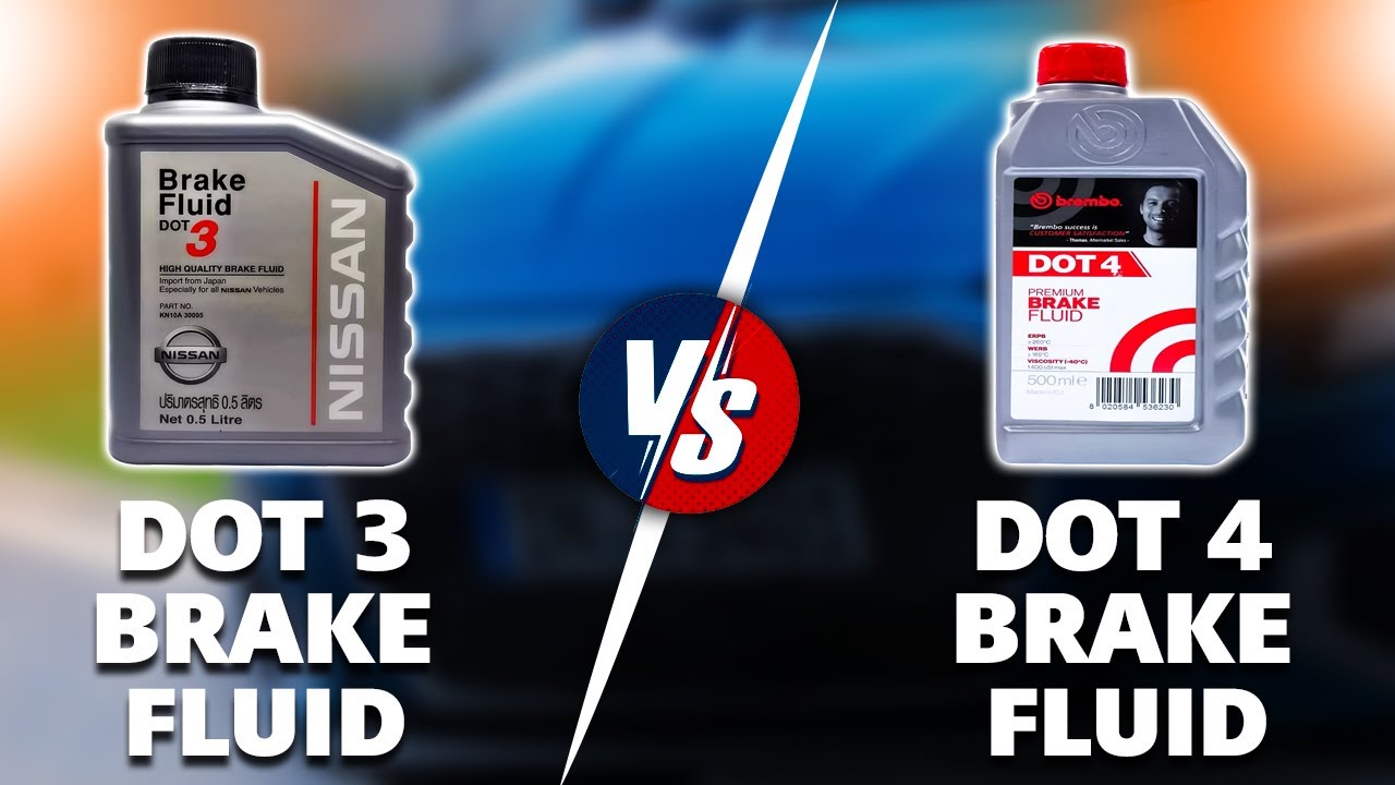 DOT 3 vs DOT 4 Brake Fluid: What's the Difference? (Choosing the Right Brake Fluid)