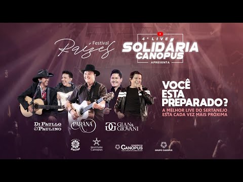 4° Live Solidária Canopus - Gian & Giovani