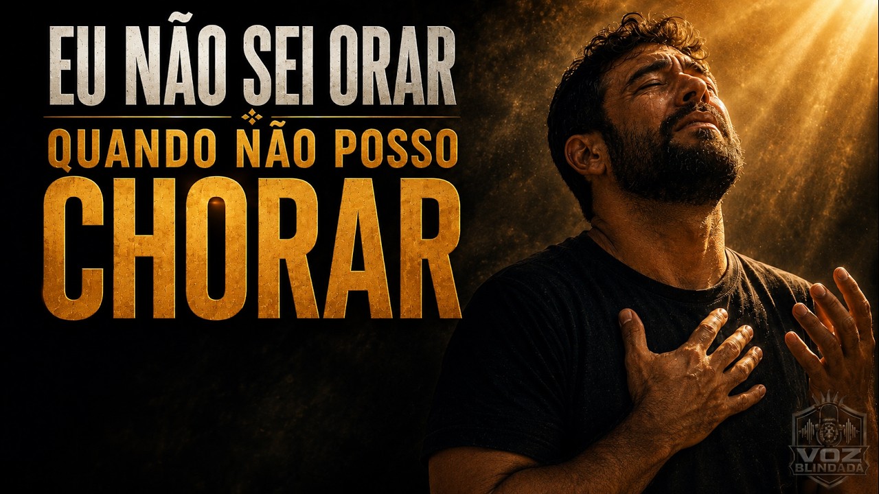 NÃO SEI ORAR, NÃO POSSO CHORAR 🙏 | Oração Cantada Para Quem Está Cansado por Dentro