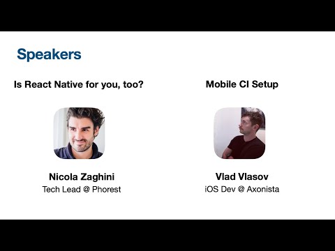 Is React Native for you too? ● Mobile CI setup ● Xcake Meetup, March 2021