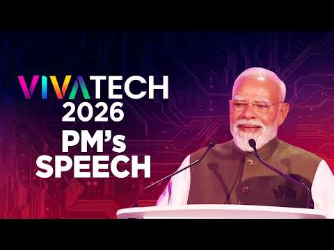 PM Modi participates in VivaTech 2026 in Paris