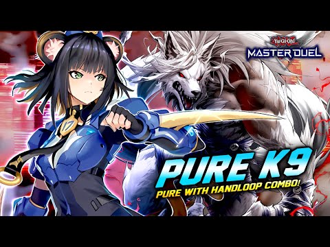 NEW PURE K9 DECK COMBO IS UNFAIR - Epic HANDLOOP Duel! [Master Duel]