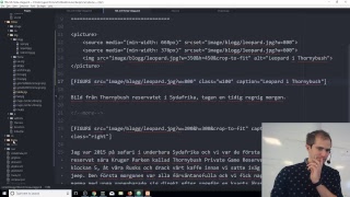 Genomgång design kmom05 med Emil