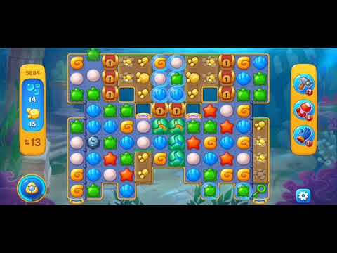 Fishdom 5884 Hard Level - NO 💣🧨💥