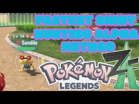 THE FASTEST SHINY ALPHA SHINY HUNTING METHOD GUIDE | POKEMON LEGENDS ZA!!!!!!!!!