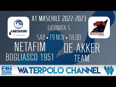 A1M 22/23 - 5ª Giornata: Netafim Bogliasco 1951 - De Akker Team