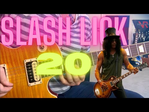 How to Play Like Slash, Slash Playstyle Guitar Lick Lesson: Lesson 20 (Traditional Blues & Rock)