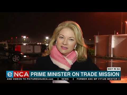 UK Prime Minister Theresa May in SA