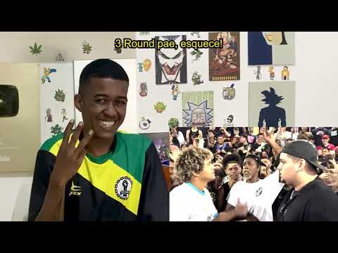 Jhony REACT - PRADO X ESTUDANTE - Primeira Fase ( Batalha de Lendas! )