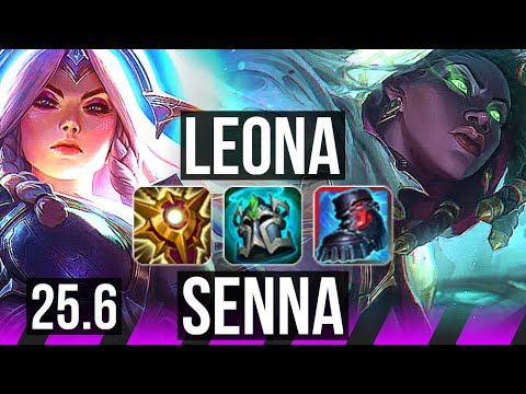 LEONA & Miss Fortune vs SENNA & Heimerdinger (SUP) | KR Master | 25.6