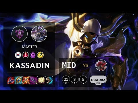 Kassadin Mid vs Katarina - KR Master Patch 10.10